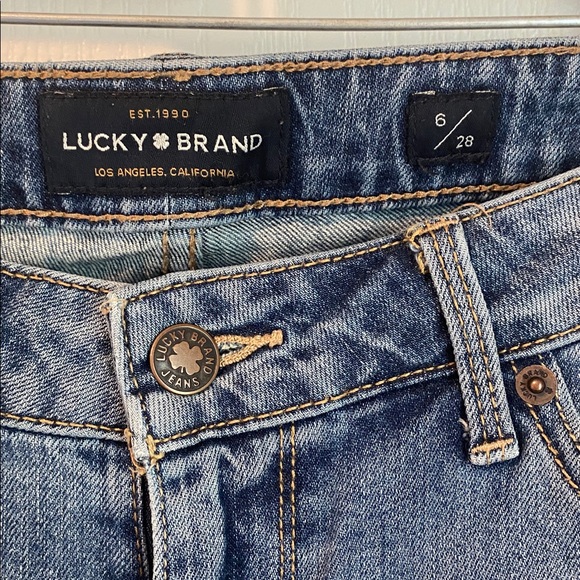 Lucky Brand Mid Rise Distressed Lolita Skinny Jeans - Picture 3 of 10